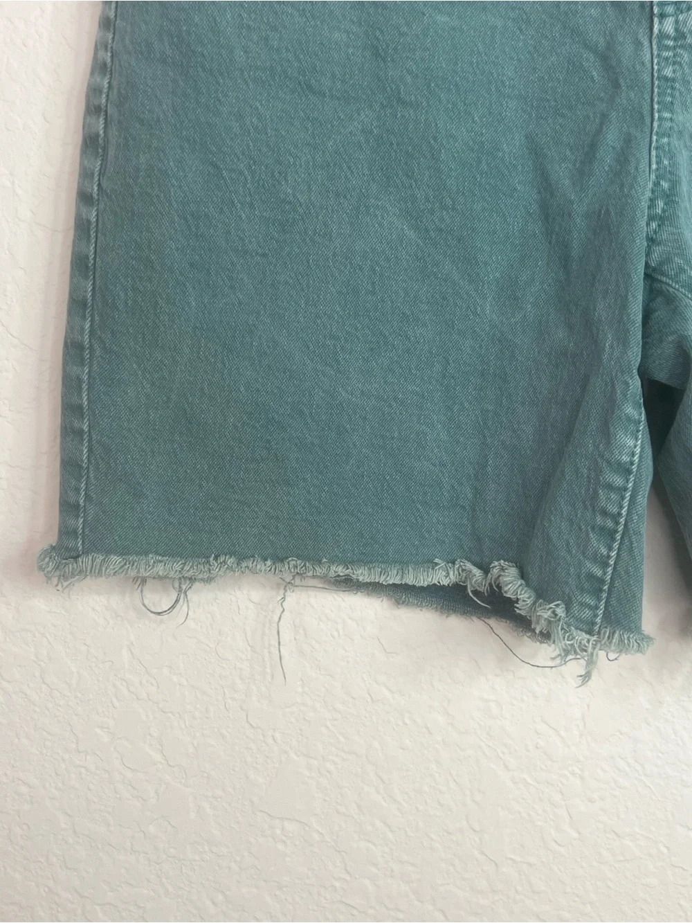Coastal Granddaughter Vintage Bermuda Denim Shorts Raw Hem Granola Girl Gorpcore